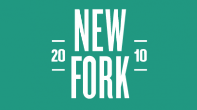 New Fork logo groen met witte letters