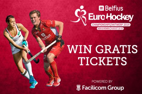 Win tickets voor Euro Hockey 2019